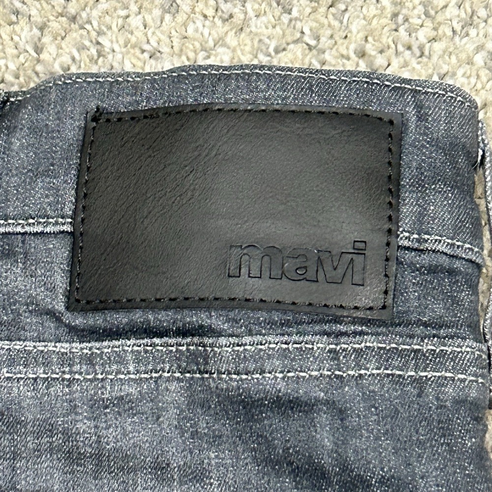 Mavi Matt Relaxed Straight Jeans Mens 40X32 Blue Denim Stretch Five Pocket - Picture 4 of 11